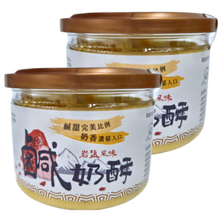 FUFANN 福汎 焙司特 鹹奶酥, 鹹甜完美比例 奶香濃郁入口 岩鹽風味, 220g, 2罐