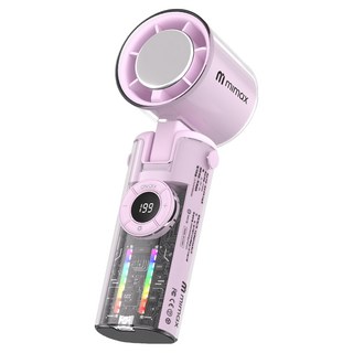 mimax 米覓 超淨涼手持冷風扇, 紫色, P3000