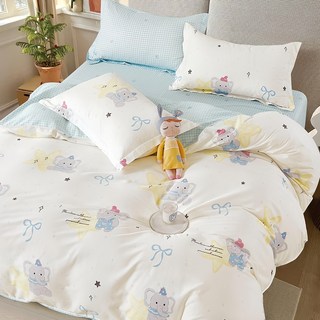 戀家小舖 精梳純棉床包枕套組