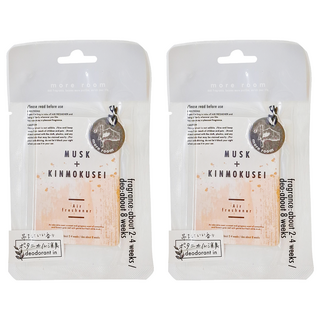 more room 植物性消臭香氛片, 白麝香 + 金木犀, 2片