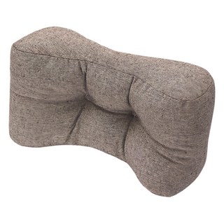 靠腰枕, 38 x 23 x 12~14cm, 咖色