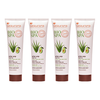 Sea of Spa 酪梨蘆薈抗裂腳霜 100ml，舒緩敏感，滋潤保濕, 4條, 1件