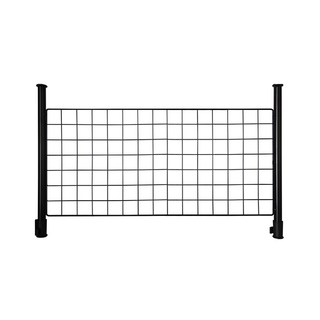 AMOS 頂天立地網片置物架, 75*35, 黑色, 80 x 2.5 x 60~80 cm, 台灣製, DIY組裝, 1個