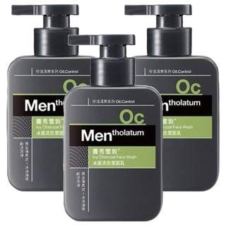 MENTHOLATUM 曼秀雷敦 極淨抗痘控油潔面乳，深入毛孔預防痘痘，去除多餘油脂，維持肌膚油水平衡, 150ml, 3瓶