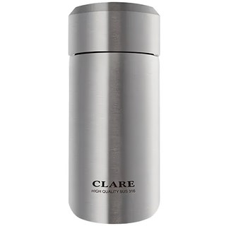 CLARE 316陶瓷保溫杯, 不銹鋼色, 230ml, 1個