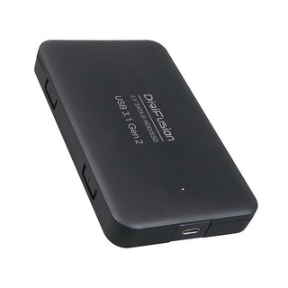 DigiFusion 伽利略 USB3.1 Gen2 to SATA SSD 2.5吋 硬碟外接盒, 10Gbps, 支援UASP, Type-C接口, 1個, HD-333U31S