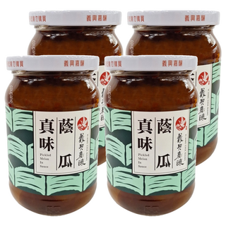 義興嘉釀 真味蔭瓜 無添加防腐劑、色素、糖精, 360g, 4罐
