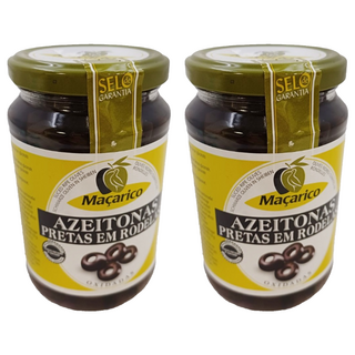 Macarico 瑪卡麗蔻 切片黑橄欖, 345公克, 165g, 2罐