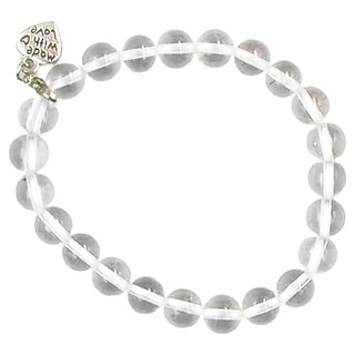 寶石級 白水晶手鍊, 15.5cm