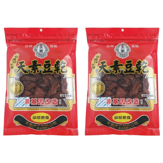 天素食品 沙茶素食豆乾 台灣伴手禮, 330g, 2包