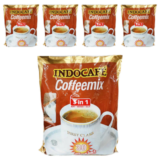 INDOCAFE MIX 3IN1 三合一咖啡, 20g, 30包, 5袋