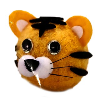 羊毛氈套件 小老虎, 1組