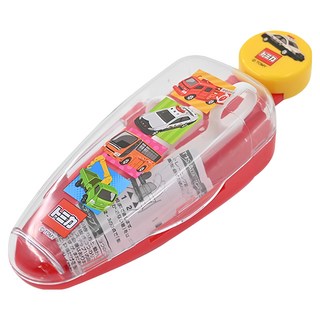 Skater ADXT1S 兒童右手學習筷 含收納盒 筷子140mm*1雙+收納盒136*65*45mm*1個, 多美車, 1組