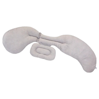 Chicco Boppy 孕媽咪側睡舒壓枕, 幾何沙棕, 1個