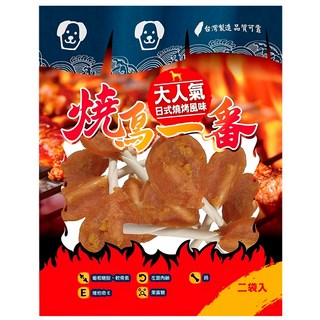 燒鳥一番 犬用零食 起司雞肉棒棒糖 (HF44), 台灣製造, 含起司粒、牛奶棒, 160g, 1袋
