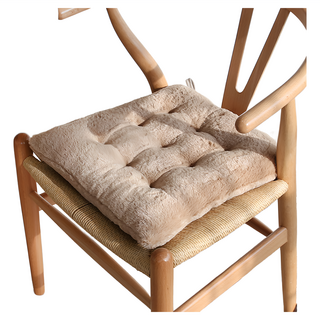 Lead home Amour系列坐墊+座椅固定繫繩 100%聚酯纖維, 40*40cm, 咖啡色