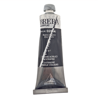 MAIMERI BRERA 超細緻壓克力顏料 S1 M0806020 020 鋅白, 60ml, 1色