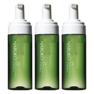 NARUKO 牛爾 台灣公司貨 茶樹粉刺快閃洗卸兩用慕絲, 150ml, 3瓶