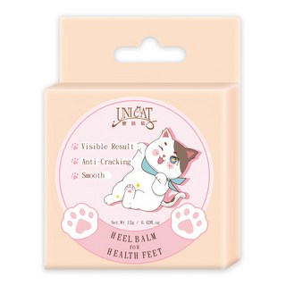 UNICAT 變臉貓 超保濕護足霜, 12g, 可見效果, 抗裂, 平滑, 1個, 1入
