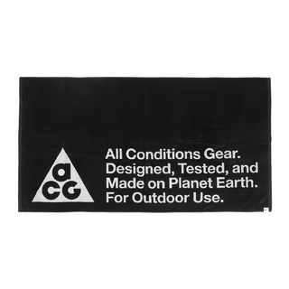 NIKE 耐吉 TOWEL ACG 毛巾 N1013206012OS, 黑色 + 白色, 1個