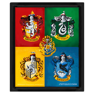 Harry Potter 哈利波特 霍格華茲學院3D立體海報