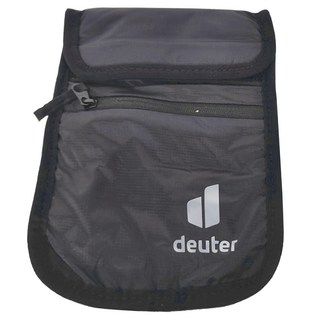 deuter SECURITY WALLET II 隱藏式錢包, 多層夾層, 可調背帶, 黑, 14 x 18cm