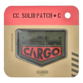 CARGO container CC. SOLID PATCH C 工業風與機車露營徽章, 1個