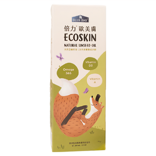 BLUE BAY 倍力 歐美膚天然亞麻籽油, Omega 3&6，維生素A和D3，幫助維護皮毛，添加營養素有助鈣攝取, 250ml, 皮膚和毛髮健康, 1瓶