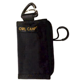 OWL CAMP 鑰匙包 X-PAC布料, 10.7 x 7.5cm, 黑色
