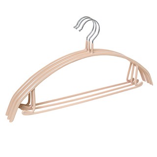 JOSIC 質感加厚防滑無痕毛衣衣架 30入 乾濕兩用 防水防曬 U形凹槽設計, 奶茶色, 1組