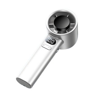 YOGEMDI 手持無極變速小風扇 120檔, 冰河白, JF117