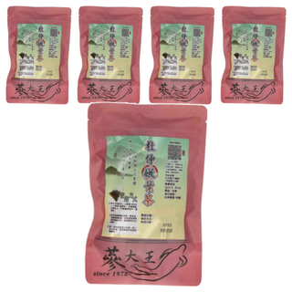 篸大王 拉絲杜仲嫩葉茶包, 強韌挺立不畏懼, 3g, 10包, 5袋