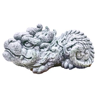 財神小舖 鎮宅化煞 青砂石麒麟擺件, HS-3003, 1個