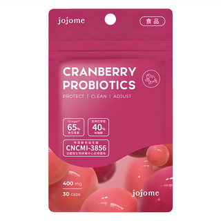 jojome 法國蔓越莓益菌膠囊 含43mg前花青素 400mg/顆 30顆/包, 1包