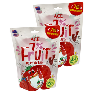 ACE 斑斑水果條, 紐西蘭水果, 7倍新鮮水果製成, 90g, 2包