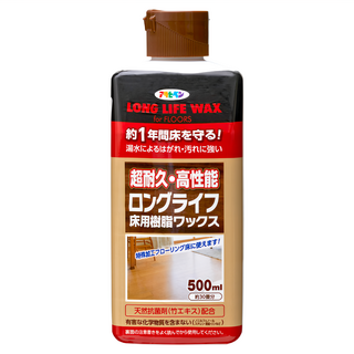 Asahipen 超耐久水性樹脂地板蠟, 500ml, 日本原裝進口, 可塗抹約15坪, 1罐
