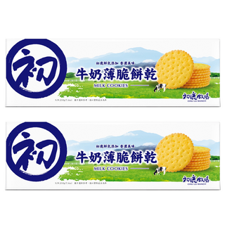初鹿牧場 牛奶薄脆餅乾, 210g, 2盒