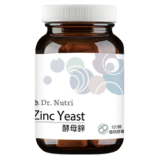 Dr. Nutri 芯漾生醫 酵母鋅膠囊, 歐洲Lalmin酵母萃取 吸收率高達70% 120顆, 390mg, 1瓶