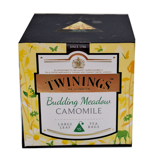 TWININGS 唐寧茶 鉑金系列 晨光草原甘菊花茶 (無咖啡因), 1.5g, 15包, 1盒