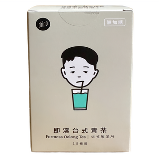dripo 即溶無糖茶 台式青茶, 2.5g, 1個, 15個裝