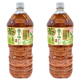 SunTORY 三得利 伊右衛門 大罐香醇綠茶, 2L, 2瓶