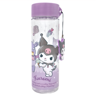 KUROMI 酷洛米 吊飾水壺, 酷洛米 紫色 + 透明色, 500ml, 1個