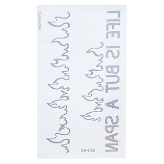 理享家 草本半永久防水紋身刺青貼紙, 顏色隨機, 1個