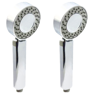日本花灑雙面蓮蓬頭 2個 銀色 多重淋浴體驗 安裝簡便