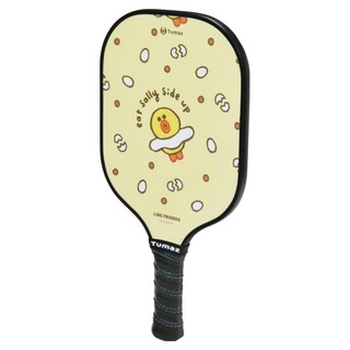 Tumaz 月熊 LINE FRIENDS 輕量玻璃纖維匹克球拍, 1個, 美食家莎莉 黃色