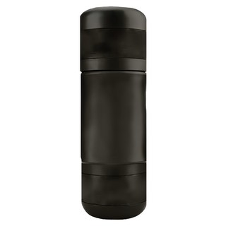 手壓咖啡機 便攜式/膠囊咖啡機/濃縮咖啡機/手磨咖啡機 咖啡器 + 咖啡杯 + 湯匙 + 水箱 + 過濾器 19 x 6 x 6cm, YS17081682, 黑色