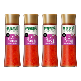 健康廚房 泰式甜辣拌醬, 經典泰式風味 酸甜不嗆辣, 200ml, 4瓶