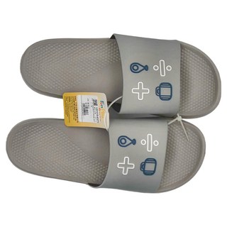 FUN PLUS 風格樂活 休閒拖鞋 淺灰, 270mm