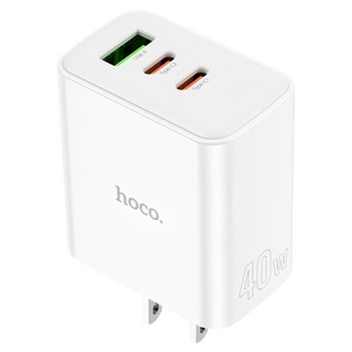 hoco. 浩酷 純享三孔PD40W充電器 C126, 1個, 白色