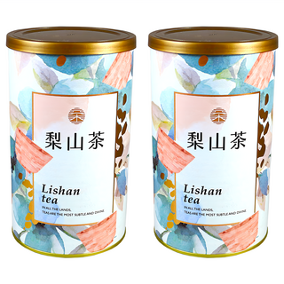 龍源茶品 鑫龍源 梨山尚青傳統揉捻 高山烏龍茶葉, 150g, 2罐, 1組